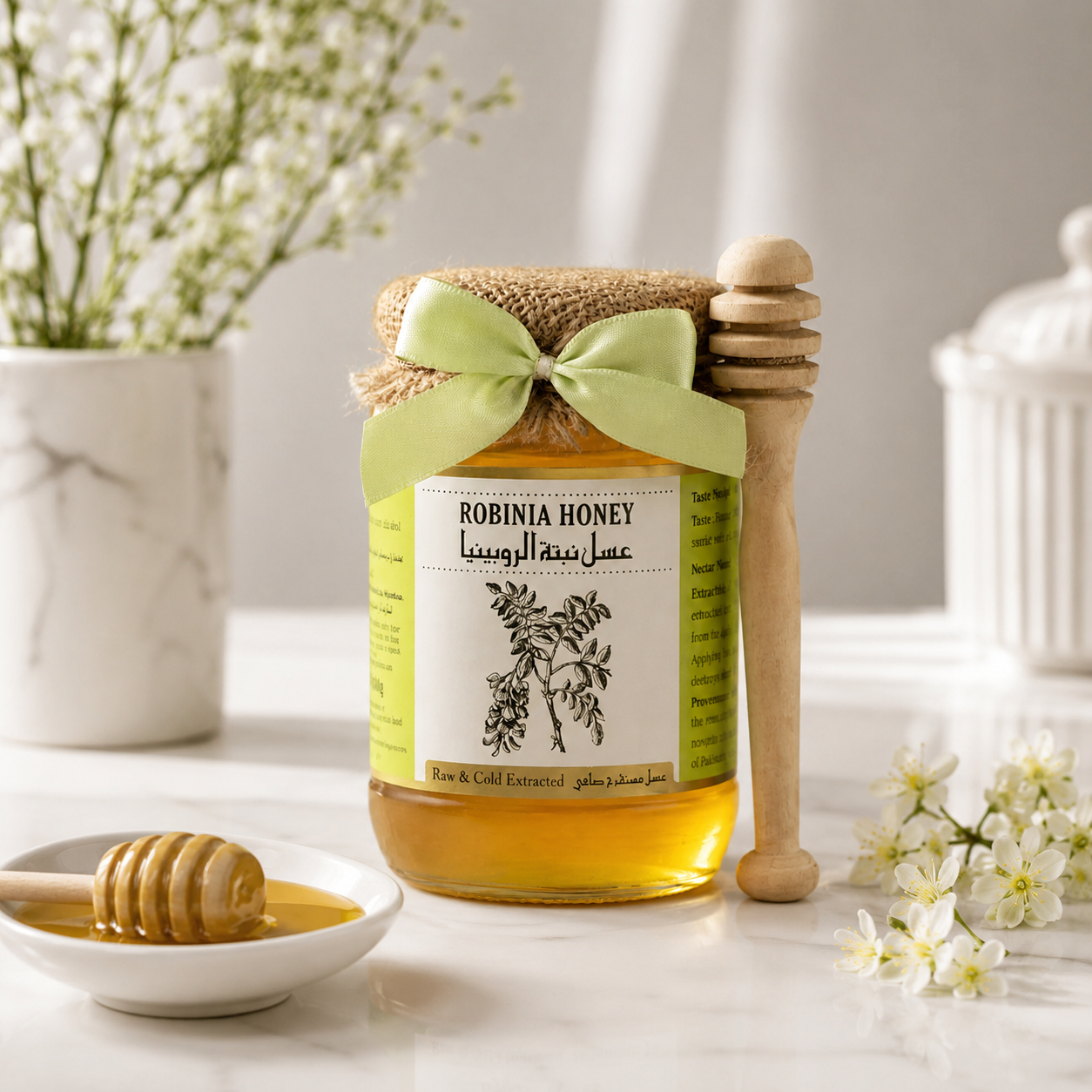 Pardes Foods Robinia Honey – Light Floral, Raw & Pure