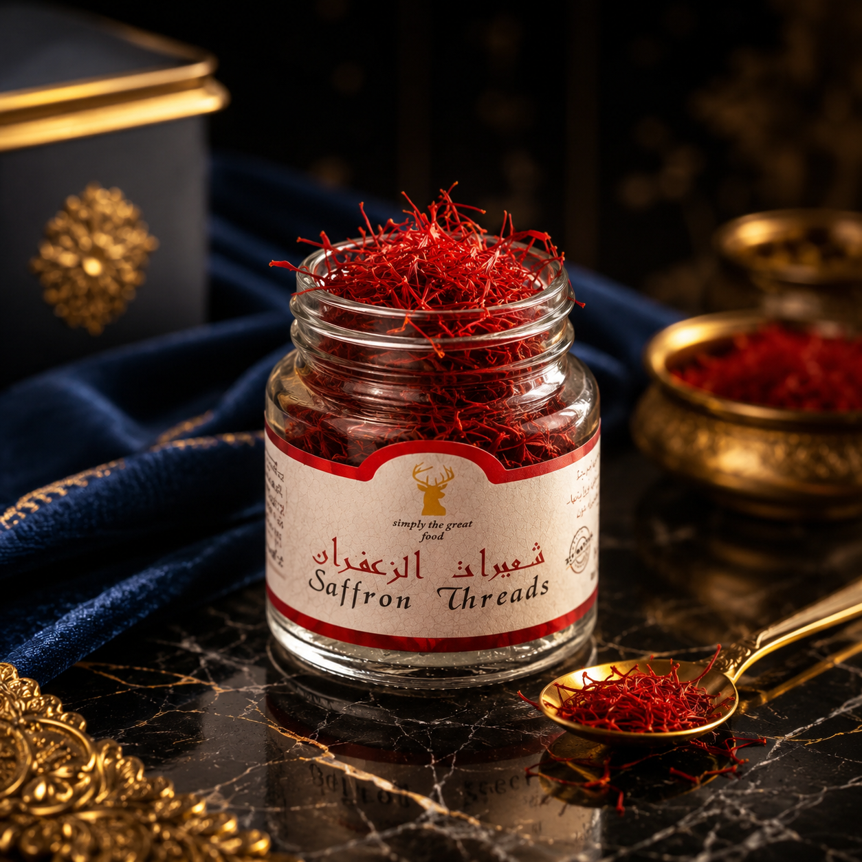 Pardes Foods Premium Saffron Threads – Pure Kesar, 2g