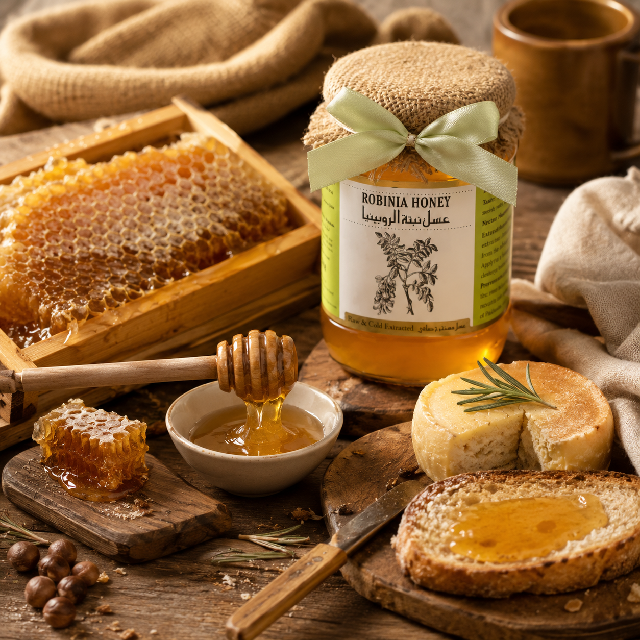 Pardes Foods Robinia Honey – Light Floral, Raw & Pure