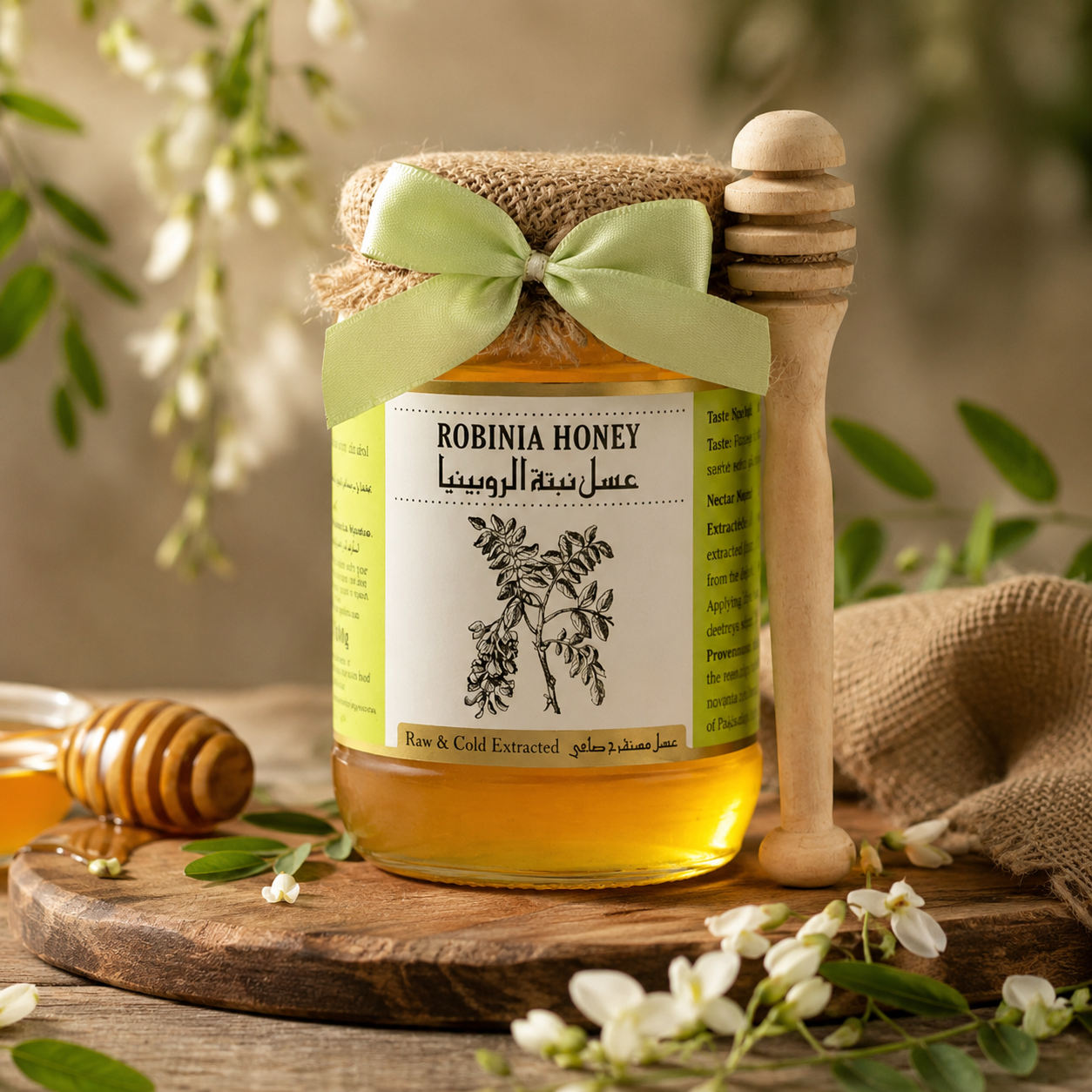 Pardes Foods Robinia Honey – Light Floral, Raw & Pure