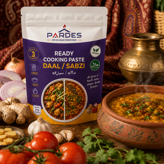 Pardes Foods Daal & Sabzi Cooking Paste – Authentic Pakistani Recipe